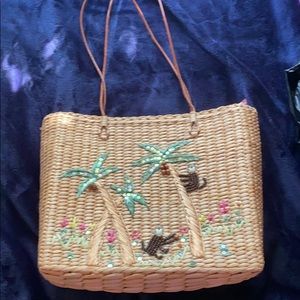 capelli straw tote bag